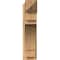 Ekena Millwork Merced Rough Sawn Arts and Crafts Outlooker, Western Red Cedar, 8"W x 28"D x 32"H OUT08X28X32MRC03RWR - alternate 2